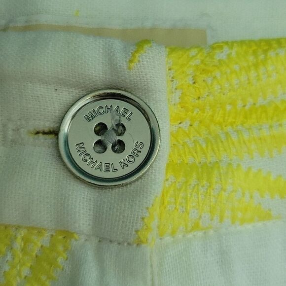 Micael Kors. Linen shorts embroidered - Picture 3 of 10